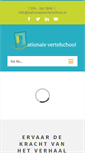 Mobile Screenshot of nationalevertelschool.nl